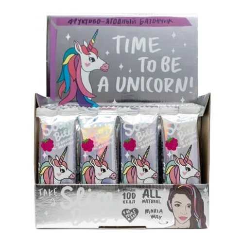 Батончик Фруктово-ягодный Bite Slim Unicorn Малина 30 штук по 30 гр в Ариант