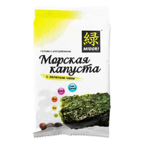 Морская капуста Midori с зеленым чаем 5 г в Ариант