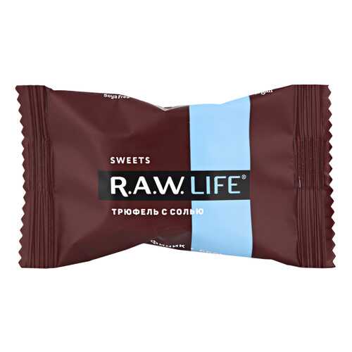 Конфета Raw Life трюфель с солью 18 г в Ариант