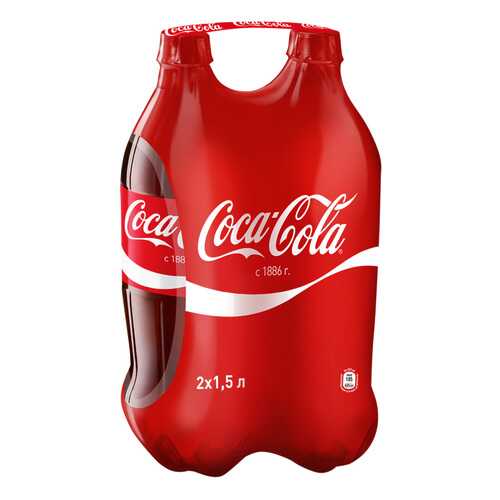 Напиток Coca-Cola сильногазированный 1.5 л 2 штуки в упаковке в Ариант