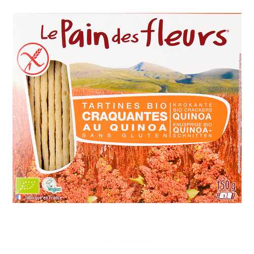 Хлебцы диетические из киноа Pain des fleurs 150 г в Ариант