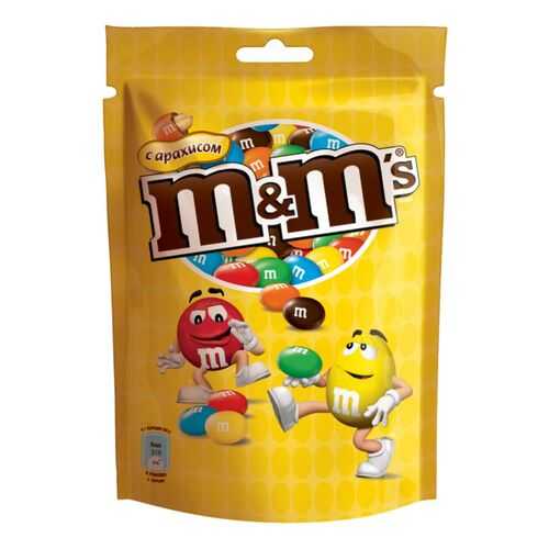 Драже M&M's с арахисом и молочным шоколадом 130 г в Ариант