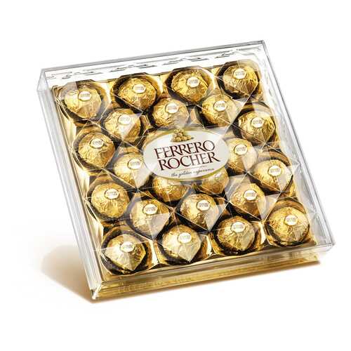 Конфеты Ferrero Rocher хрустящие с лесным орехом 300 г в Ариант