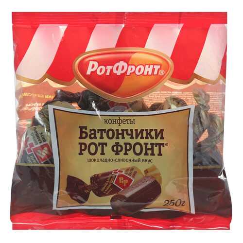 Конфеты Рот Фронт батончики шоколадно-сливочный вкус 250 г в Ариант