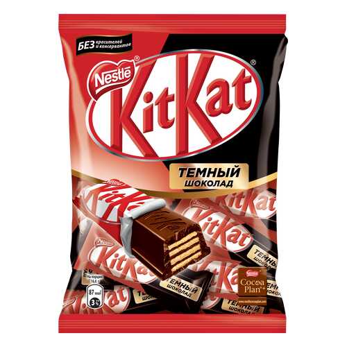 Темный шоколад Kit Kat dark с хрустящей вафлей 169 г в Ариант