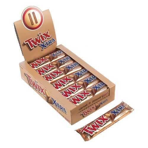 Батончик Twix xtra шоколадный 82 г 24 штуки в Ариант