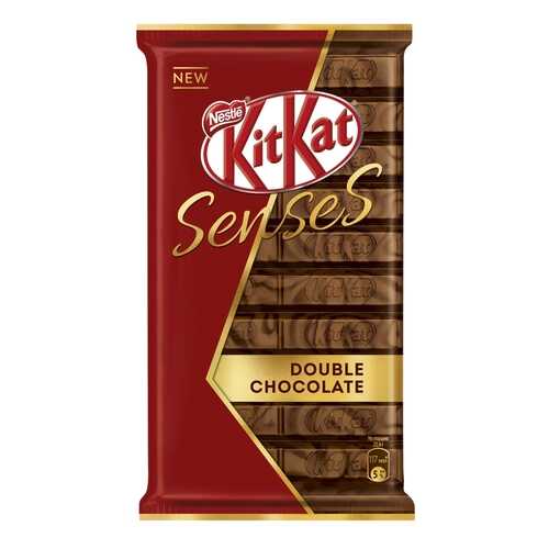 Шоколад молочный и темный Kit-Kat senses double chocolate с хрустящей вафлей 112 г в Ариант