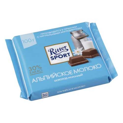 Шоколад молочный Ritter Sport альпийское молоко 100 г в Ариант