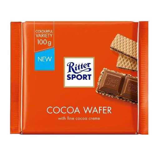 Шоколад Ritter Sport Молочный с начинкой какао и вафли 100г в Ариант