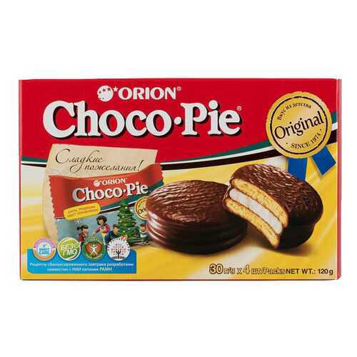 Пирожное Orion choco pie 120 г в Ариант