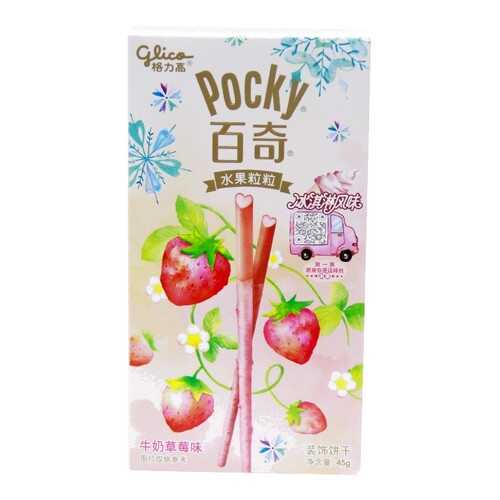 Палочки Glico Pocky со вкусом мороженного и клубники 47 г в Ариант