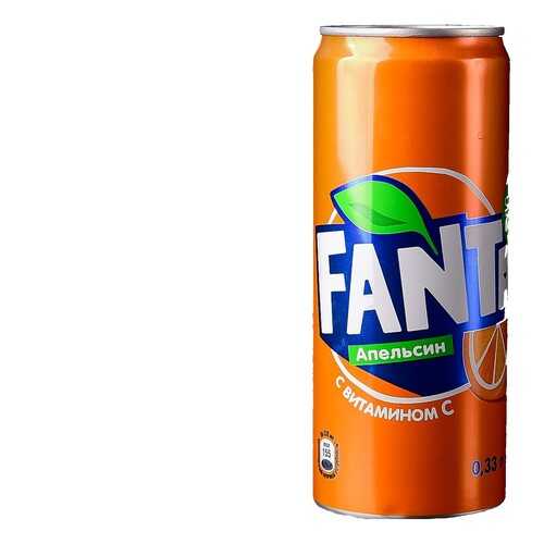 Напиток газированный Fanta апельсин жестяная банка 0.33 л в Ариант