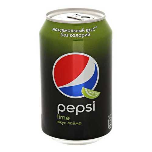 Напиток Pepsi Lime газированный ж/б 0.33 л упаковка 12 шт в Ариант